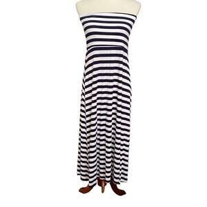 NWOT Navy & White Maxi